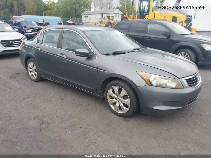 HONDA ACCORD 2009, VIN 1HGCP26869A155596