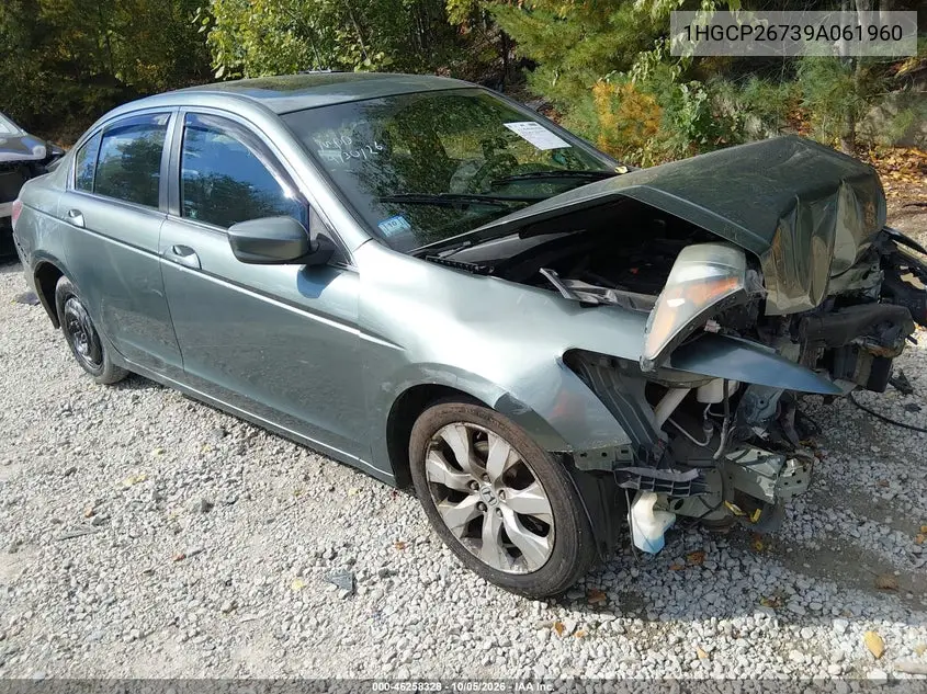 HONDA ACCORD 2009, VIN 1HGCP26739A061960