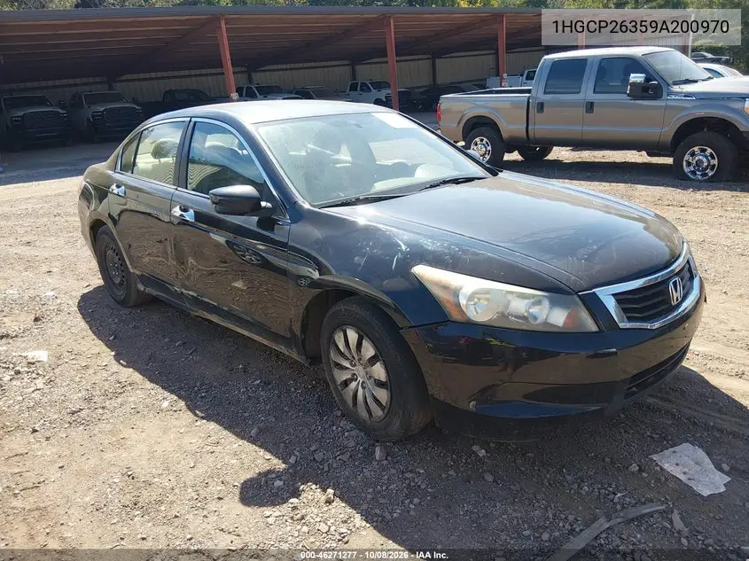 HONDA ACCORD 2009, VIN 1HGCP26359A200970