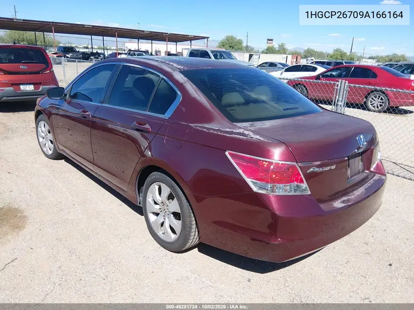 2009 HONDA ACCORD VIN 1HGCP26709A166164 — фото 3