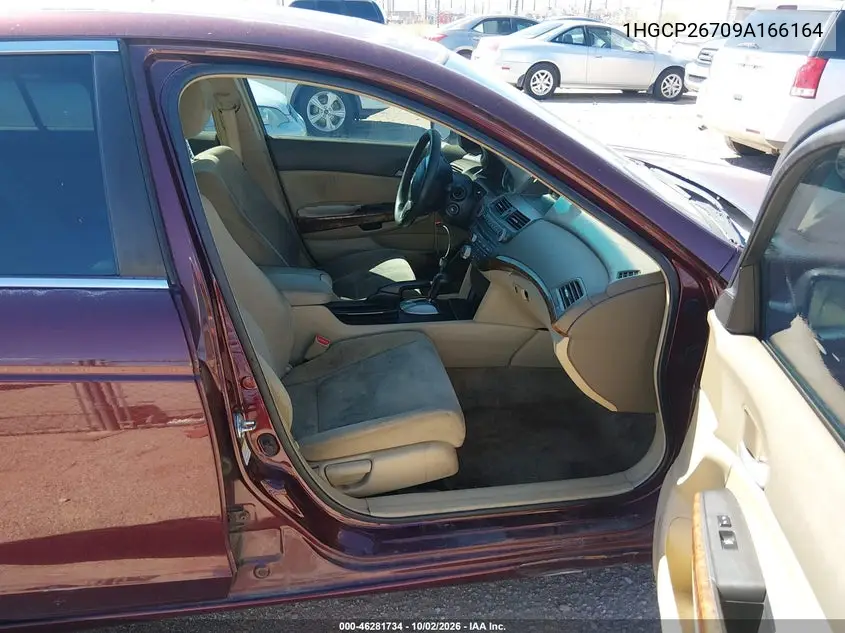 2009 HONDA ACCORD VIN 1HGCP26709A166164 — фото 5