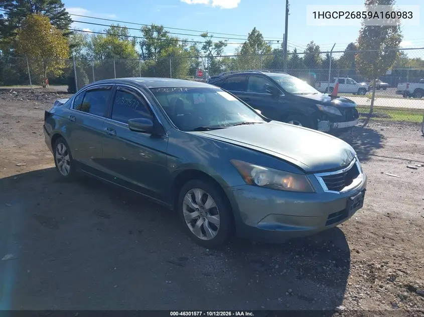 HONDA ACCORD 2009, VIN 1HGCP26859A160983
