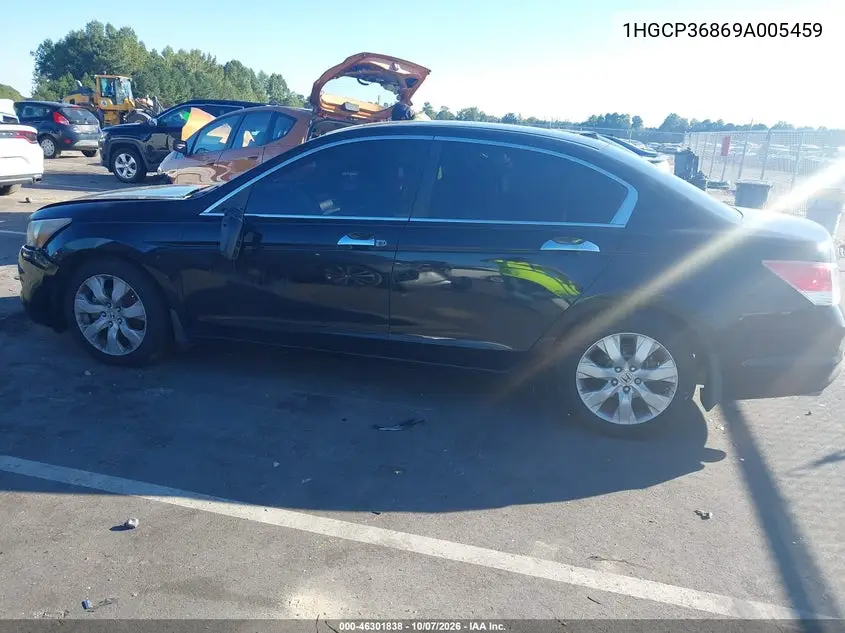 2009 HONDA ACCORD VIN 1HGCP36869A005459 — фото 3