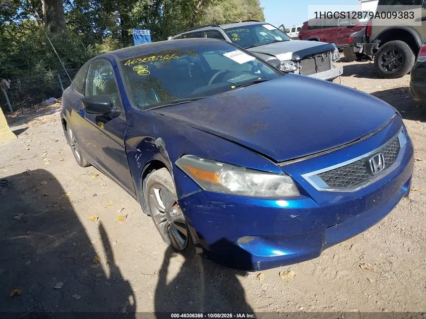 HONDA ACCORD 2009, VIN 1HGCS12879A009383