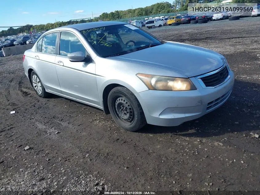 HONDA ACCORD 2009, VIN 1HGCP26319A099569