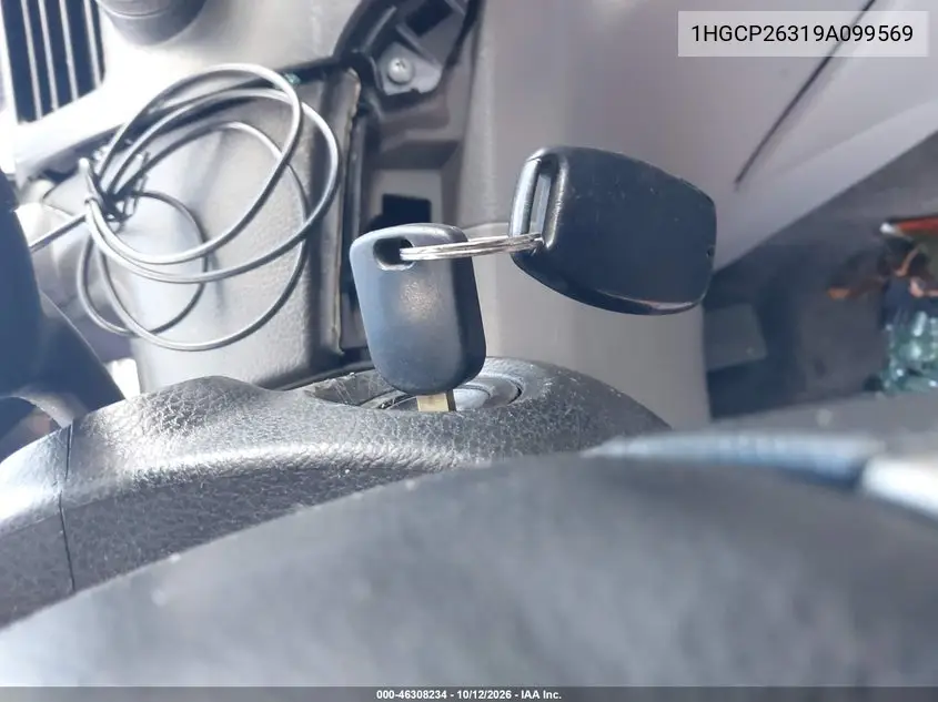 2009 HONDA ACCORD VIN 1HGCP26319A099569 — фото 11
