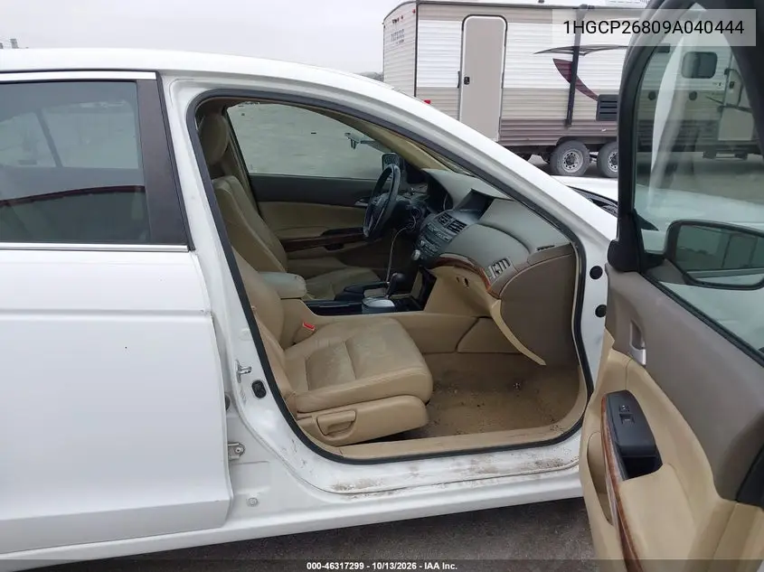 2009 HONDA ACCORD VIN 1HGCP26809A040444 — фото 5