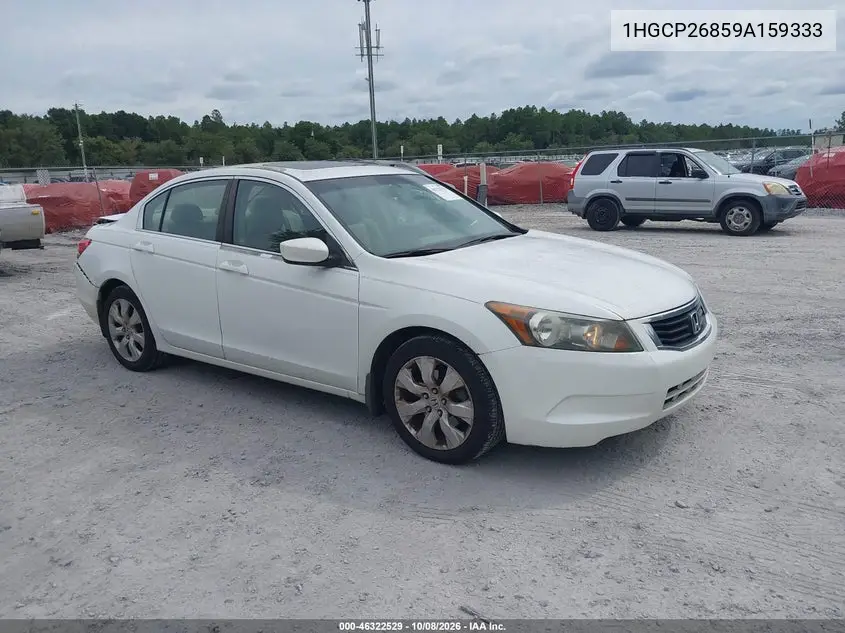 HONDA ACCORD 2009, VIN 1HGCP26859A159333