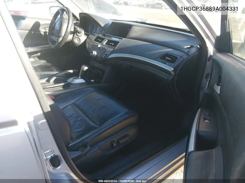 2009 HONDA ACCORD VIN 1HGCP36889A004331 — фото 5