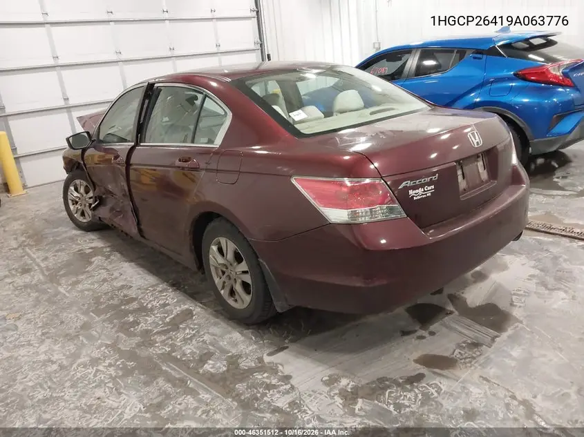 HONDA ACCORD 2009, VIN 1HGCP26419A063776