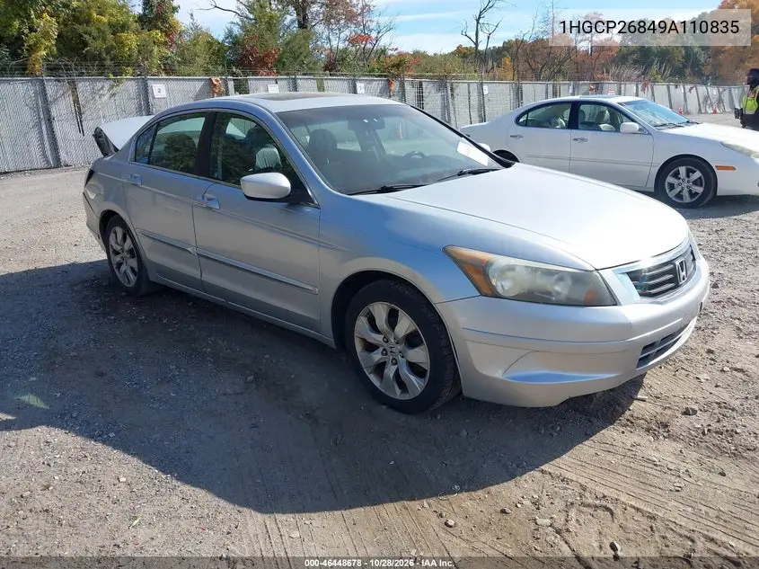HONDA ACCORD 2009, VIN 1HGCP26849A110835