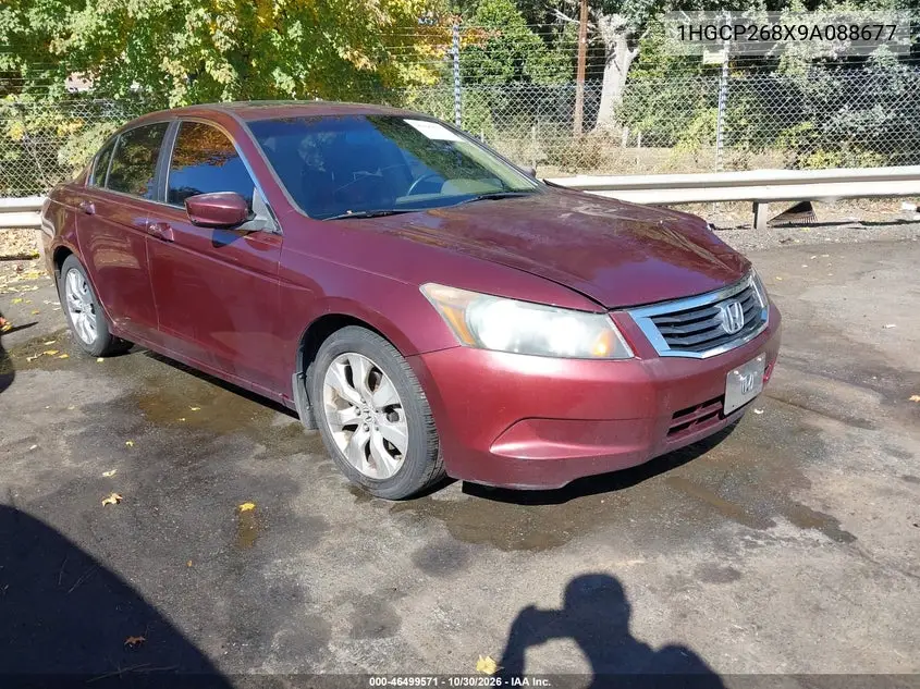 HONDA ACCORD 2009, VIN 1HGCP268X9A088677