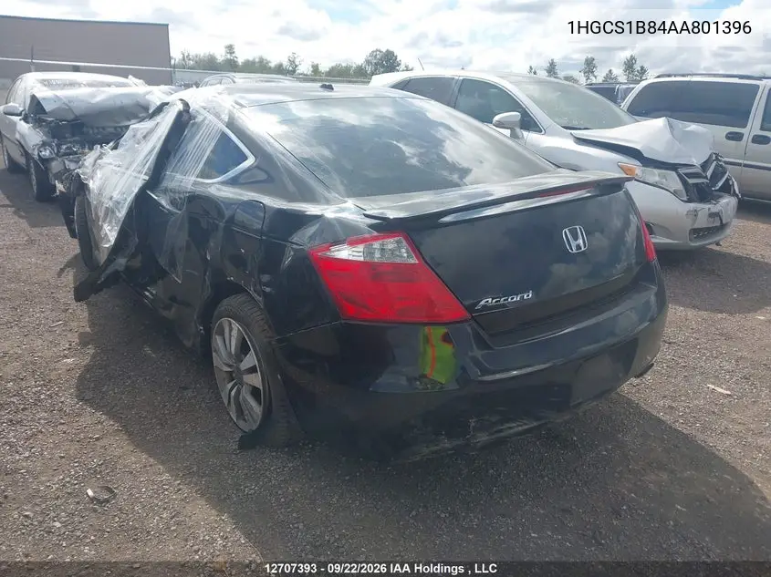 2010 HONDA ACCORD VIN 1HGCS1B84AA801396 — фото 3