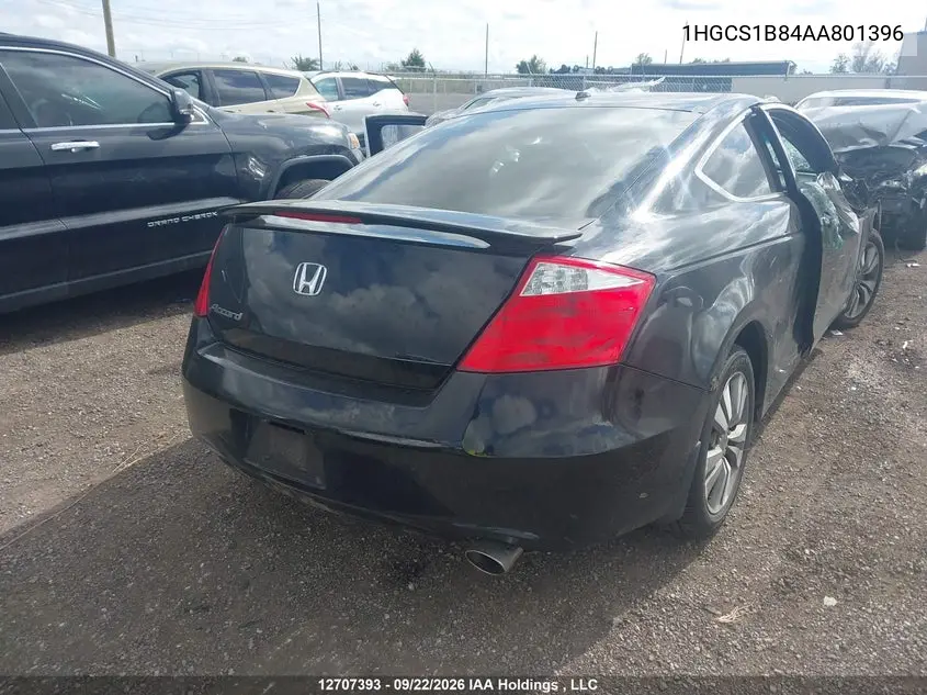 2010 HONDA ACCORD VIN 1HGCS1B84AA801396 — фото 4