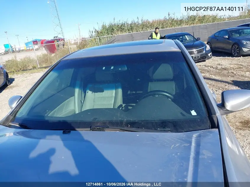 2010 HONDA ACCORD VIN 1HGCP2F87AA140111 — фото 18