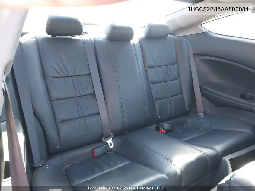 2010 HONDA ACCORD VIN 1HGCS2B85AA800084 — фото 8