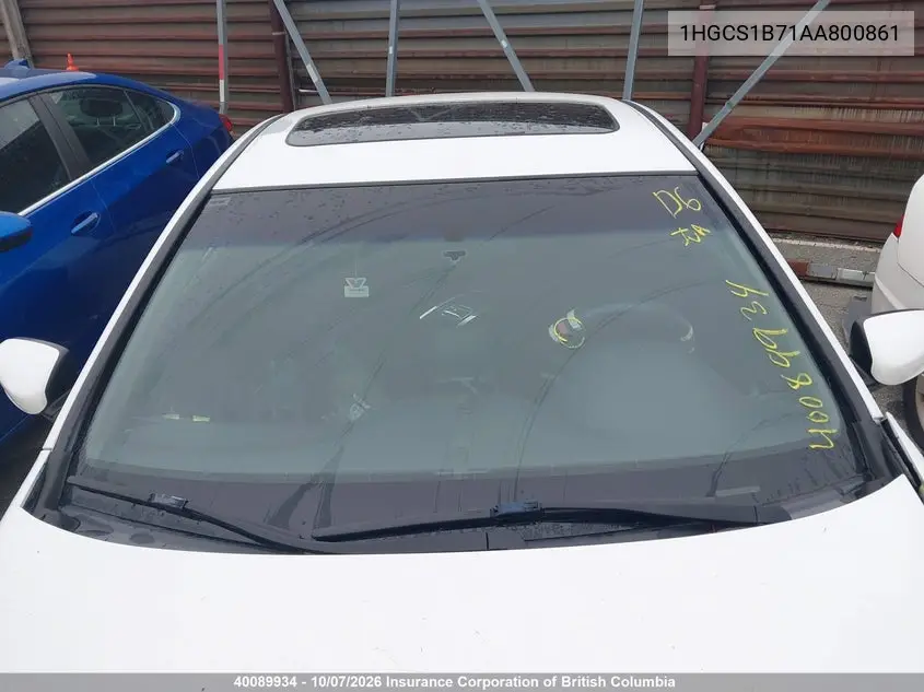 2010 HONDA ACCORD VIN 1HGCS1B71AA800861 — фото 18