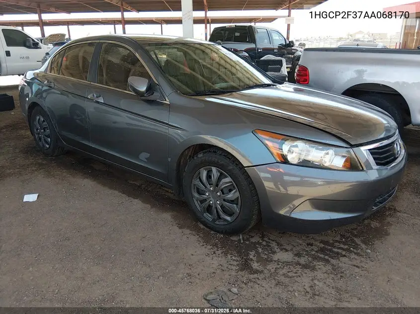 HONDA ACCORD 2010, VIN 1HGCP2F37AA068170
