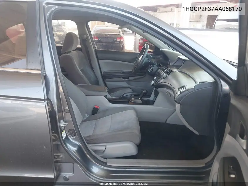 2010 HONDA ACCORD VIN 1HGCP2F37AA068170 — фото 5