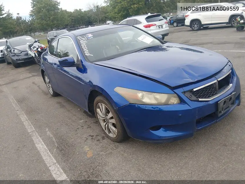 HONDA ACCORD 2010, VIN 1HGCS1B81AA009559