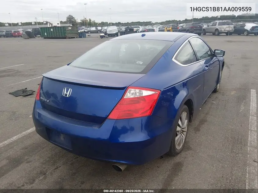 2010 HONDA ACCORD VIN 1HGCS1B81AA009559 — фото 4