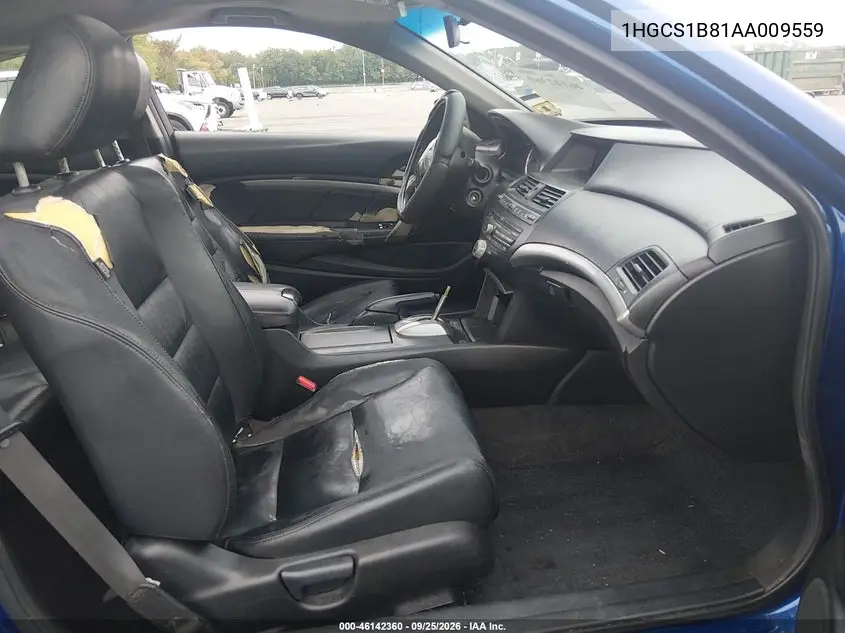 2010 HONDA ACCORD VIN 1HGCS1B81AA009559 — фото 5