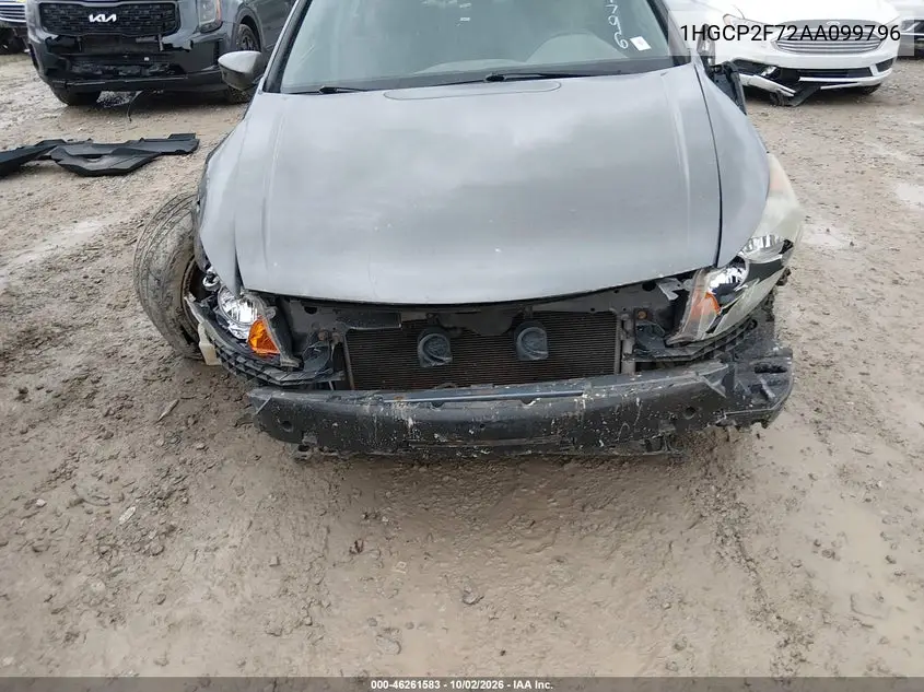2010 HONDA ACCORD VIN 1HGCP2F72AA099796 — фото 6