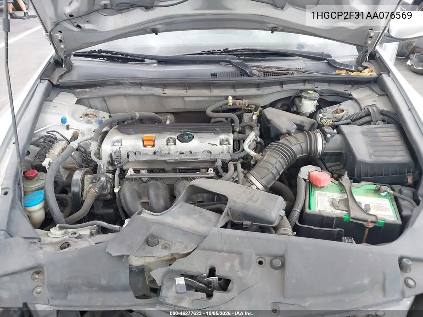 2010 HONDA ACCORD VIN 1HGCP2F31AA076569 — фото 10