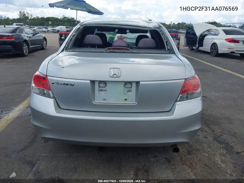 2010 HONDA ACCORD VIN 1HGCP2F31AA076569 — фото 17
