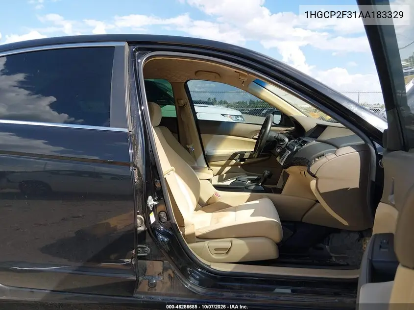 2010 HONDA ACCORD VIN 1HGCP2F31AA183329 — фото 5