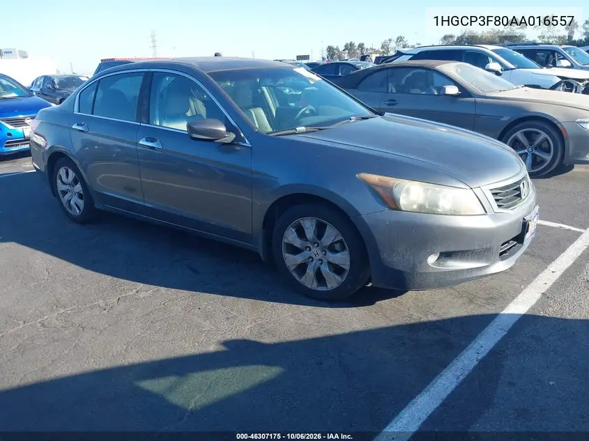 HONDA ACCORD 2010, VIN 1HGCP3F80AA016557