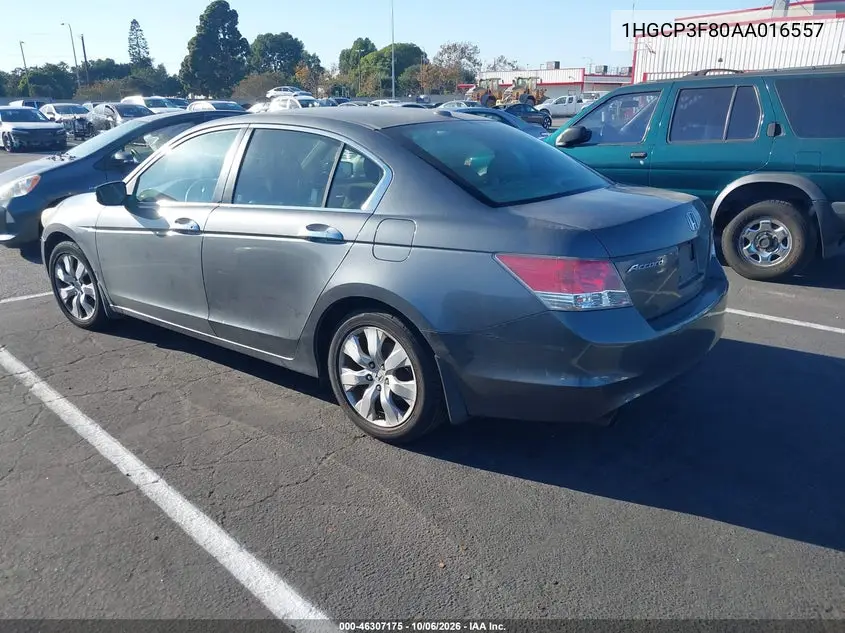 2010 HONDA ACCORD VIN 1HGCP3F80AA016557 — фото 3