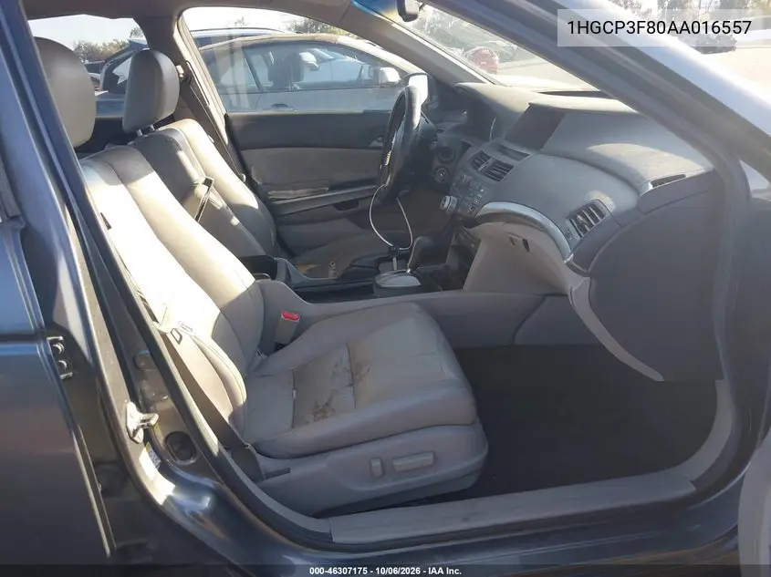 2010 HONDA ACCORD VIN 1HGCP3F80AA016557 — фото 5