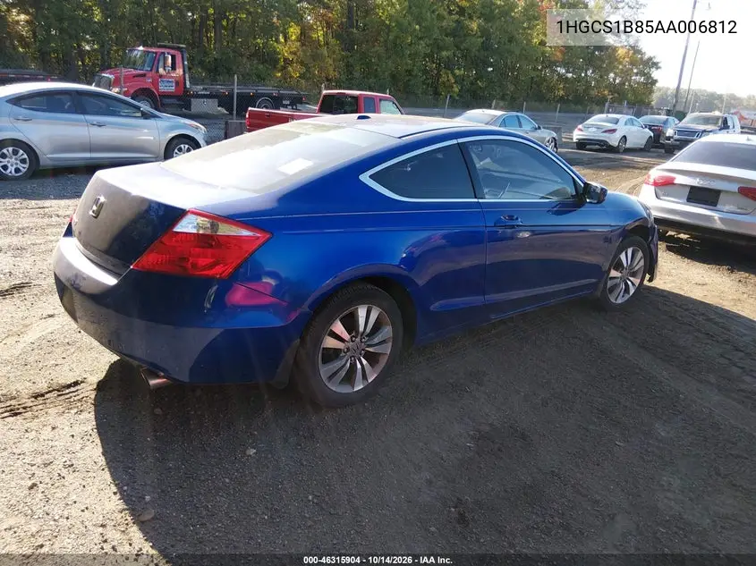 2010 HONDA ACCORD VIN 1HGCS1B85AA006812 — фото 4