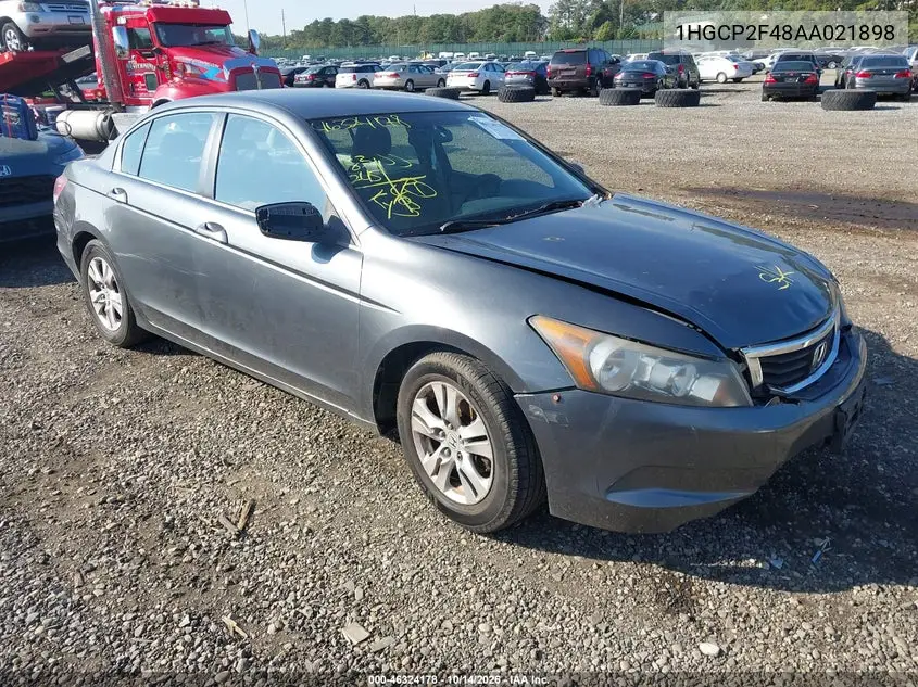 HONDA ACCORD 2010, VIN 1HGCP2F48AA021898