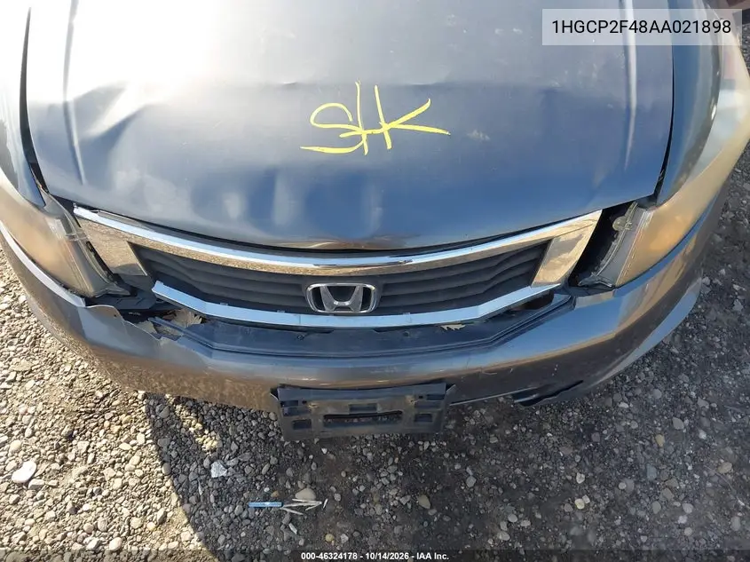 2010 HONDA ACCORD VIN 1HGCP2F48AA021898 — фото 10