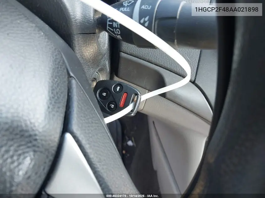 2010 HONDA ACCORD VIN 1HGCP2F48AA021898 — фото 11
