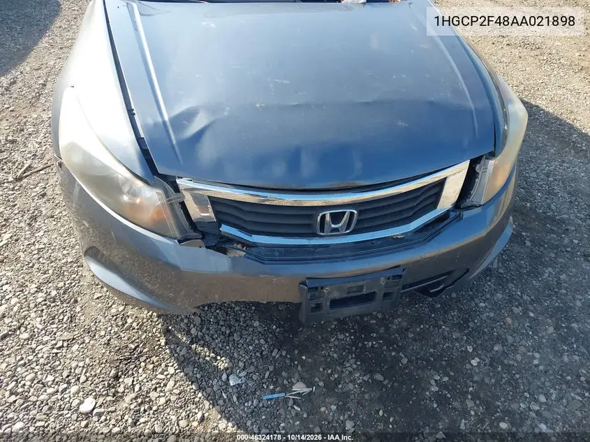 2010 HONDA ACCORD VIN 1HGCP2F48AA021898 — фото 6