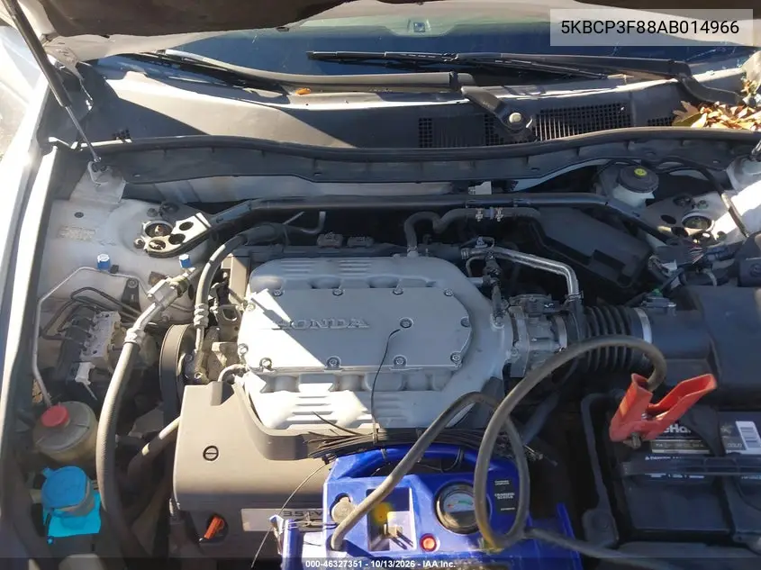 2010 HONDA ACCORD VIN 5KBCP3F88AB014966 — фото 10