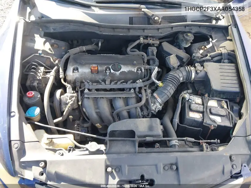 2010 HONDA ACCORD VIN 1HGCP2F3XAA054358 — фото 10