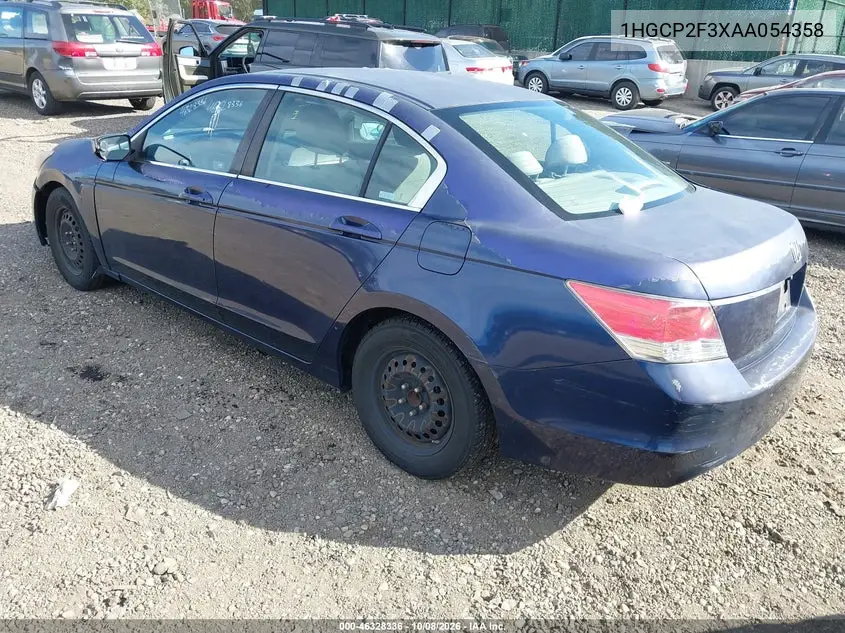 2010 HONDA ACCORD VIN 1HGCP2F3XAA054358 — фото 3