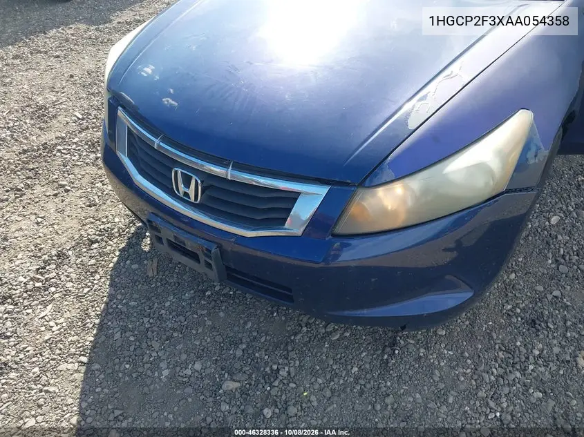 2010 HONDA ACCORD VIN 1HGCP2F3XAA054358 — фото 6