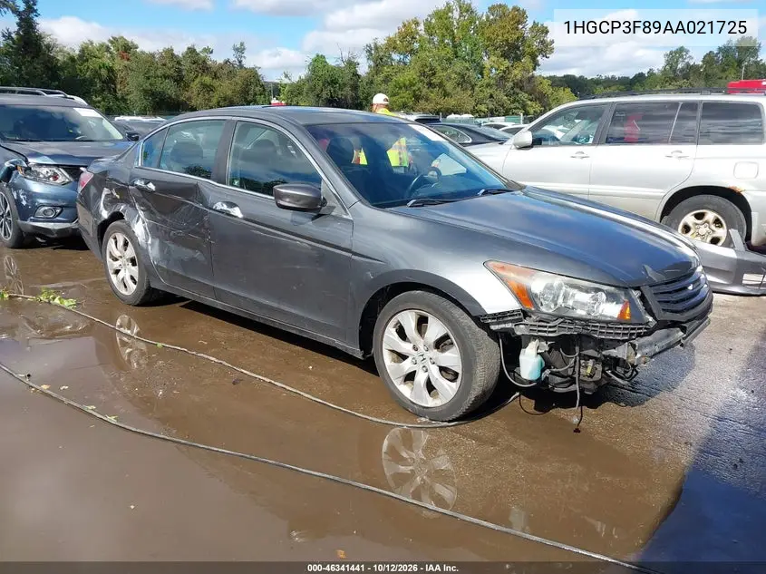 HONDA ACCORD 2010, VIN 1HGCP3F89AA021725