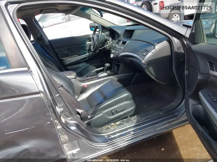 2010 HONDA ACCORD VIN 1HGCP3F89AA021725 — фото 5