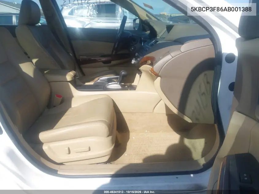 2010 HONDA ACCORD VIN 5KBCP3F86AB001388 — фото 5