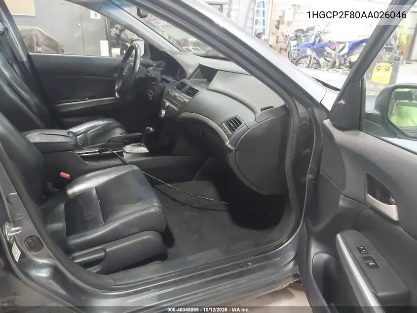 2010 HONDA ACCORD VIN 1HGCP2F80AA026046 — фото 5
