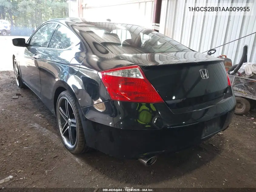 2010 HONDA ACCORD VIN 1HGCS2B81AA009955 — фото 3