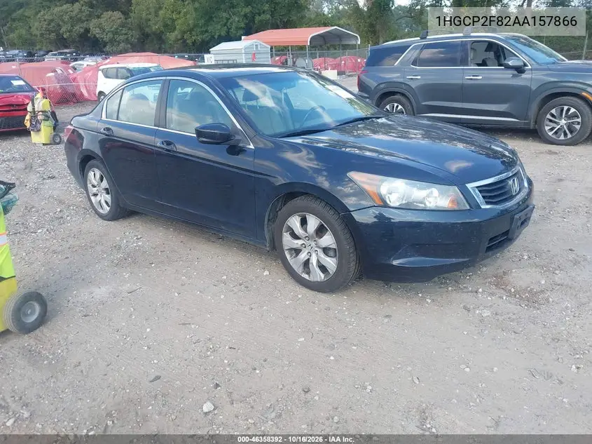HONDA ACCORD 2010, VIN 1HGCP2F82AA157866