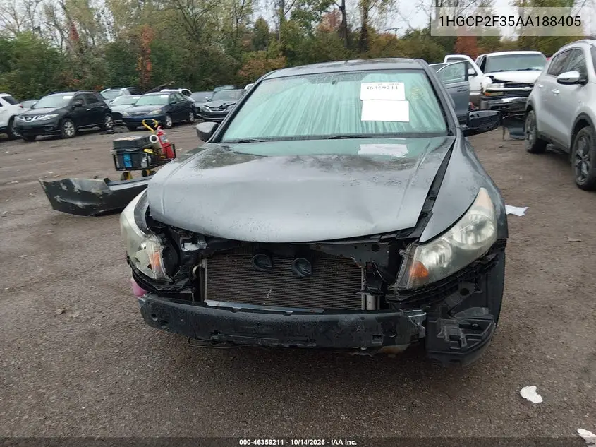 2010 HONDA ACCORD VIN 1HGCP2F35AA188405 — фото 13