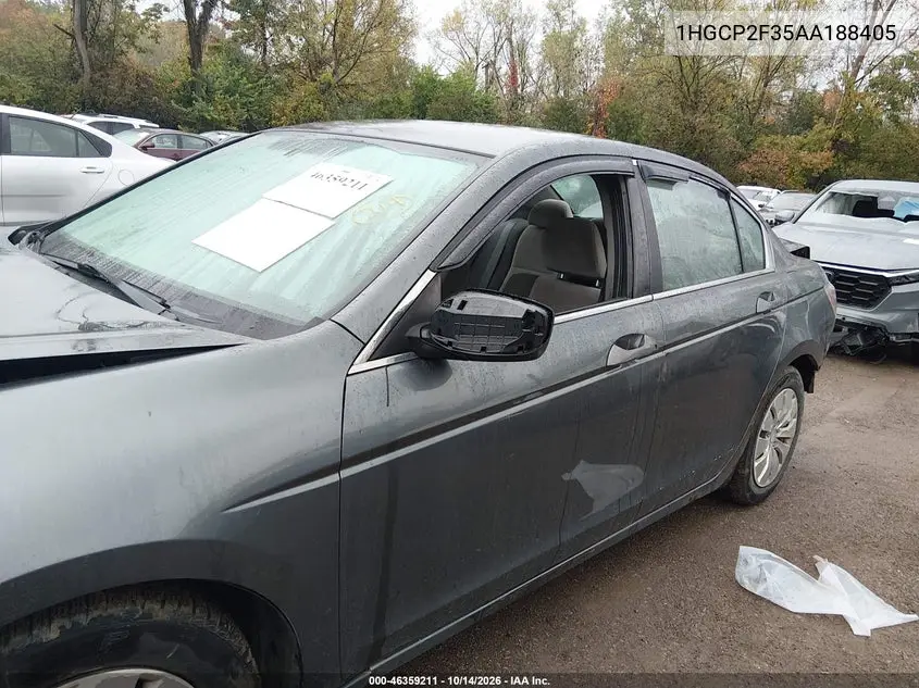 2010 HONDA ACCORD VIN 1HGCP2F35AA188405 — фото 15